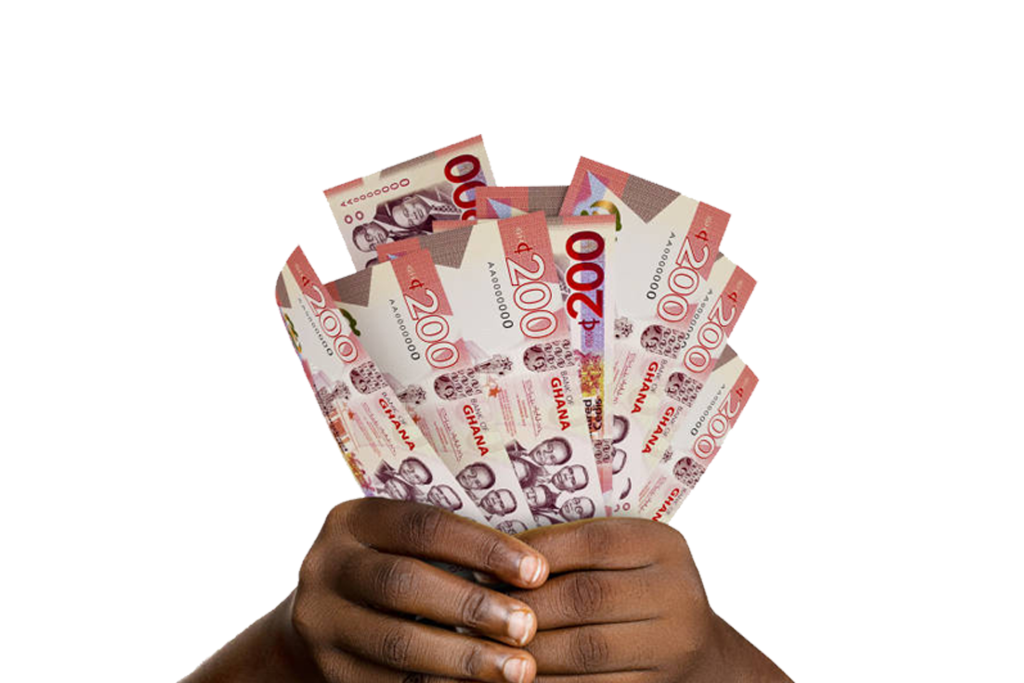 Image of hand holding money